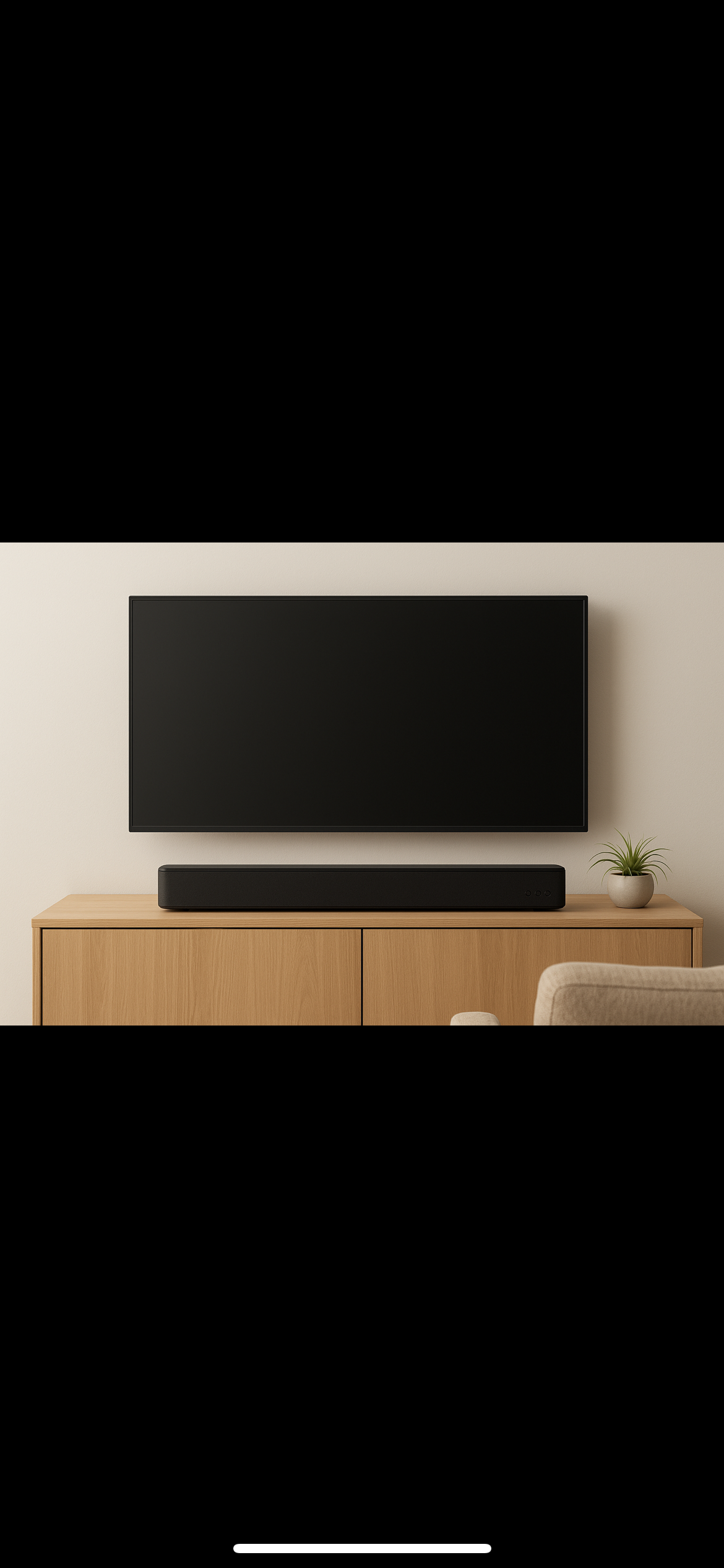 2-in-1 soundbar w/ 4K streaming product image